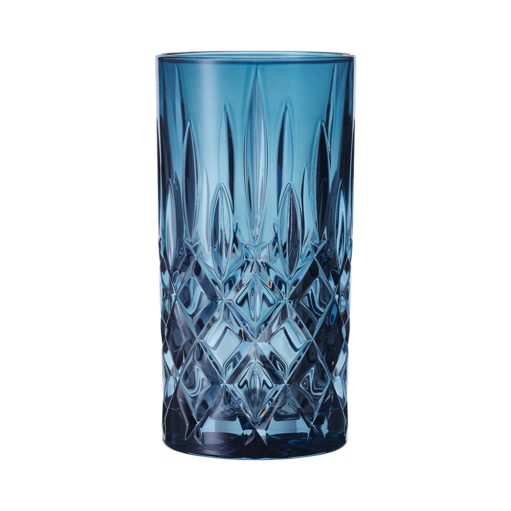VASOS ALTOS NOBLESSE VINTAGE BLUE NACHTMANN (SET X2) - 1