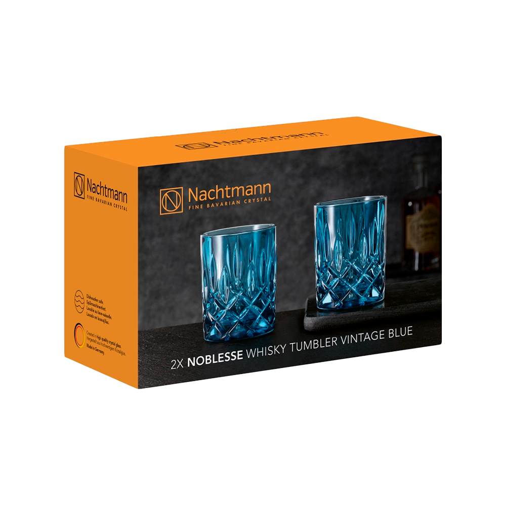 VASOS PARA WHISKY NOBLESSE AZUL NACHTMANN (SET X2) - 2