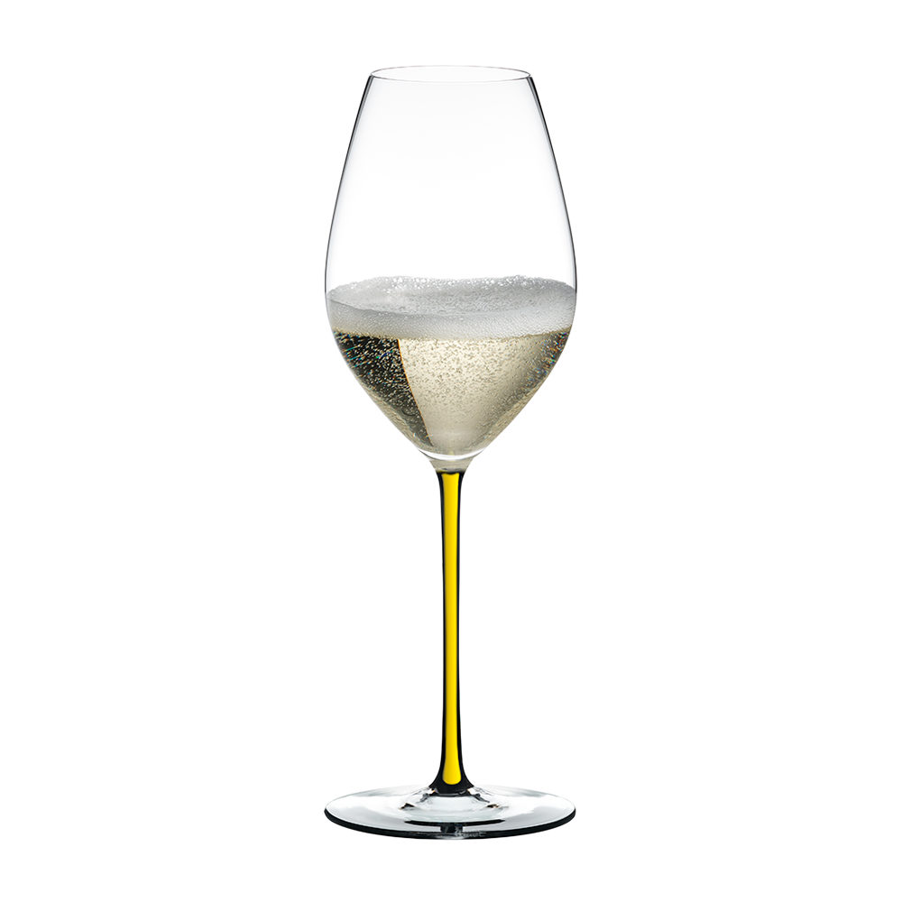 COPA PARA CHAMPAGNE FATTO A MANO AMARILLO RIEDEL - 1