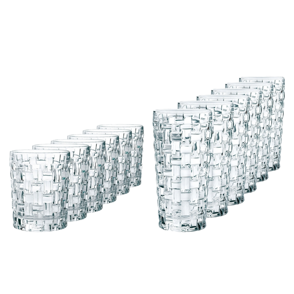 VASOS TUMBLER Y LONG DRINK BOSSA NOVA NACHTMANN (SET X12) - 1