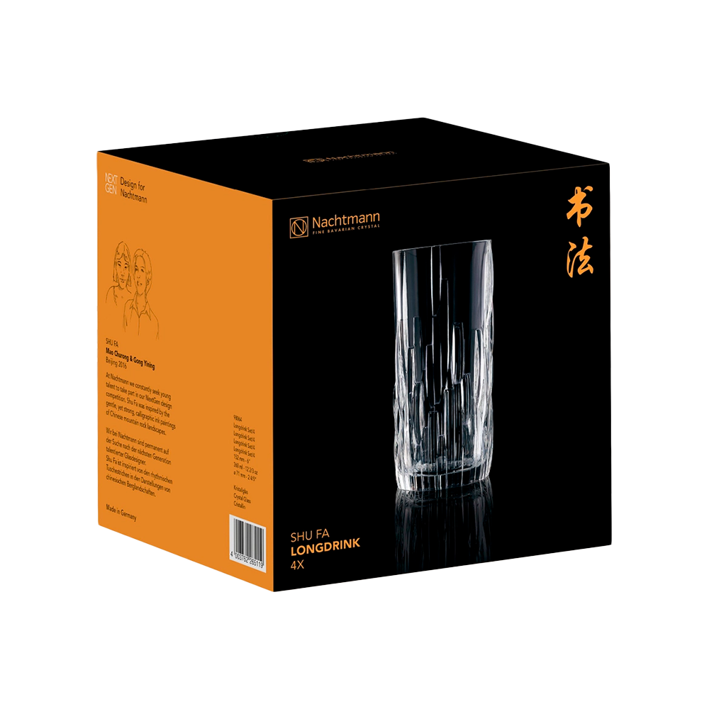 VASOS ALTOS SHU FA NACHTMANN (SET X4) - 2
