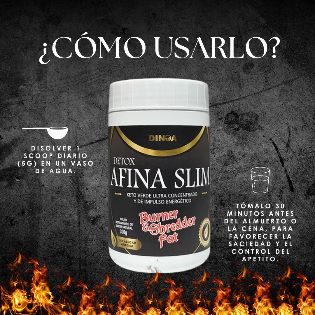 AFINA SLIM KETO DINOA POTE DE 300G- ADELGAZANTE - 3