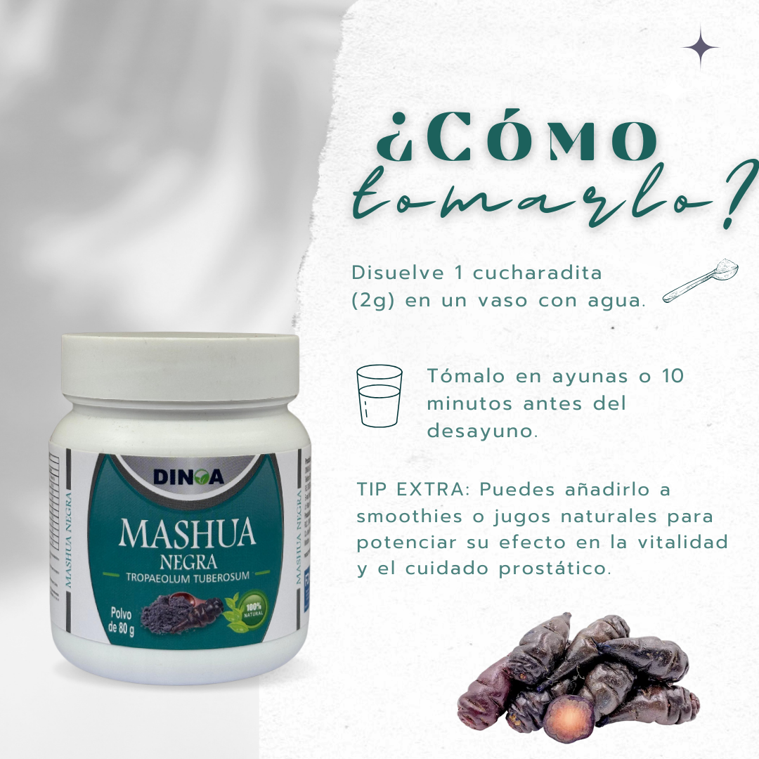 MASHUA NEGRA DINOA POTE X 80G / BIENESTAR / PRÓSTATICO NATURAL - 3