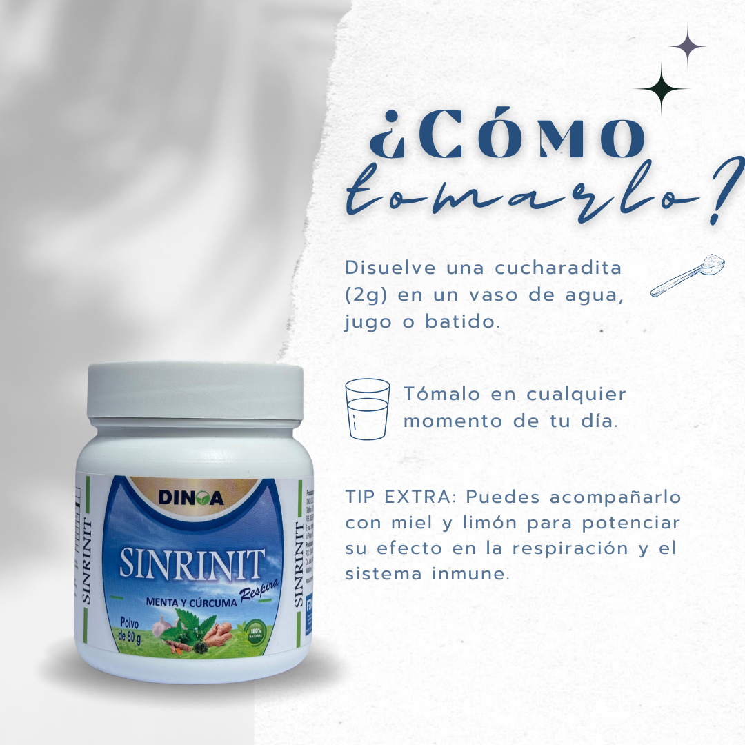 SINRINIT(RESPIRA) DINOA POTE 80G / DESCONGESTIONANTE  NATURAL - 3