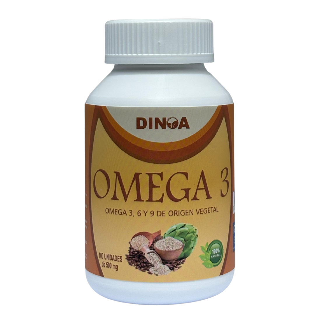 OMEGA 3 DINOA CÁPSULAS X 100 / SALUD CARDIOVASCULAR /ENERGÍA CELULAR - 1