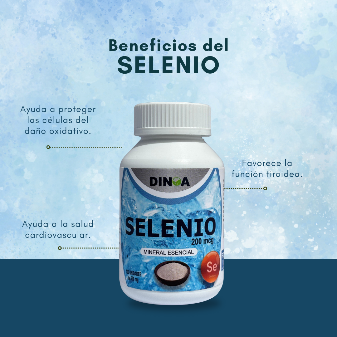 SELENIO DINOA CÁPSULAS X 100 /ANTIOXIDANTE /EQUILIBRIO TIROIDEO - 2