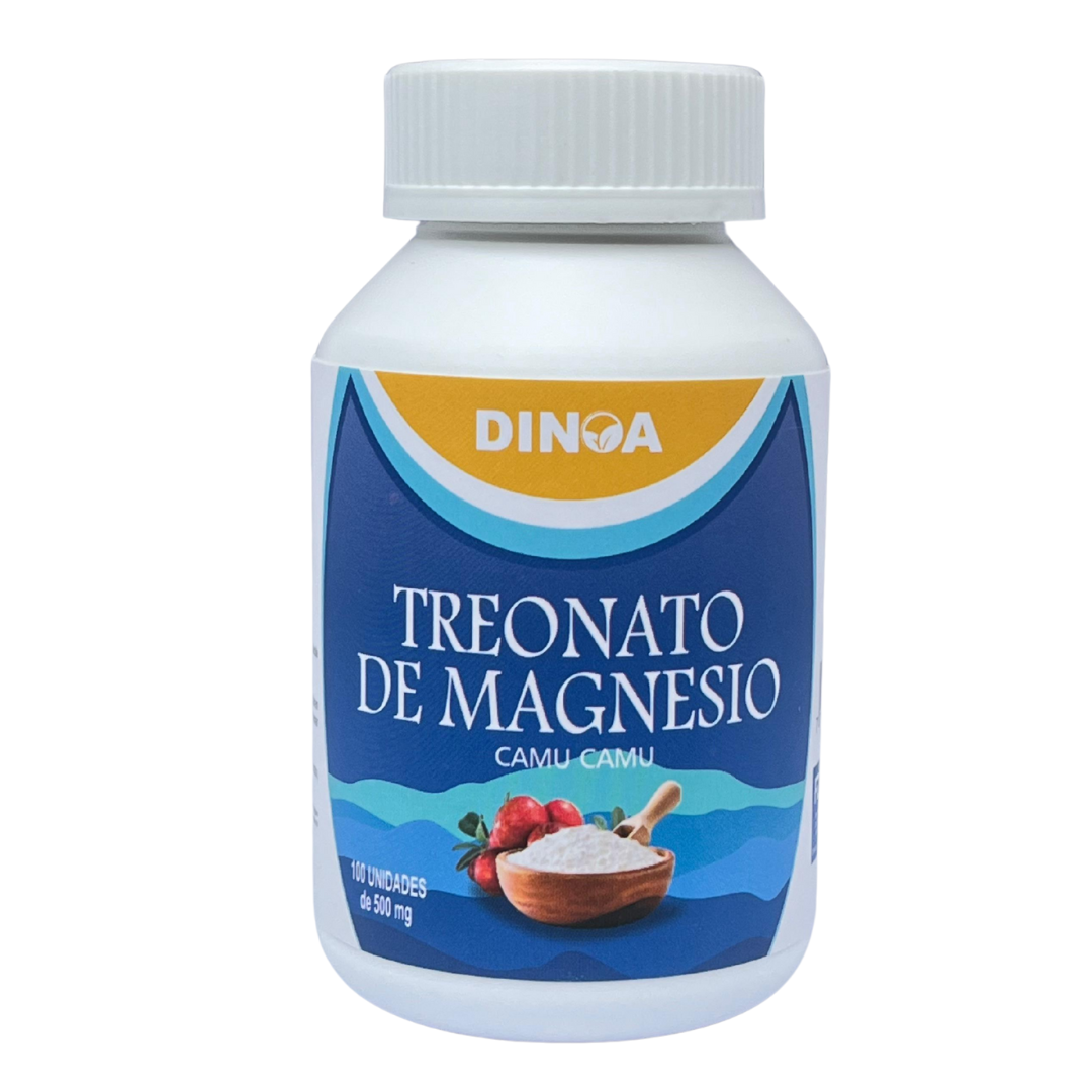 TREONATO DE MAGNESIO  DINOA CÁPSULAS X 100 / SALUD CEREBRAL / BIENESTAR INTEGRAL - 1