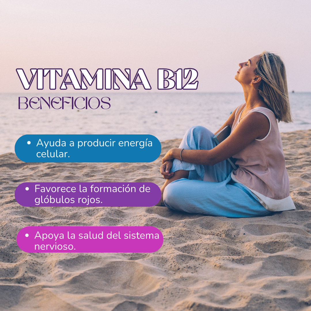 VITAMINA B12 DINOA CÁPSULAS X 100 /SALUD NEURONAL Y COGNITIVO - 2