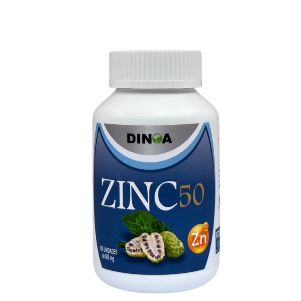 ZINC 50 DINOA CÁPSULAS X 100 /APOYO INMUNOLÓGICO /BIENESTAR INTEGRAL - 1