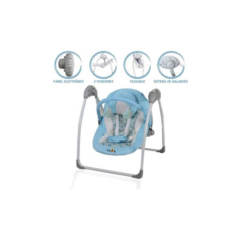 COLUMPIO MECEDORA «MINI SWING» LIGHT BLUE - 1