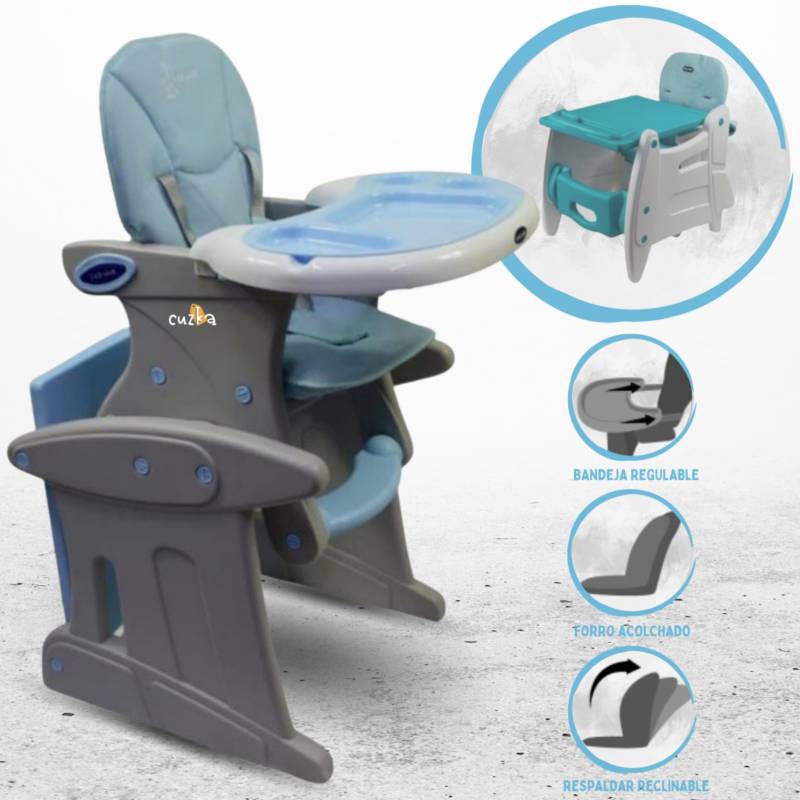 SILLA ESCRITORIO BABY KITS »MAGIC» LIGHT BLUE - 1