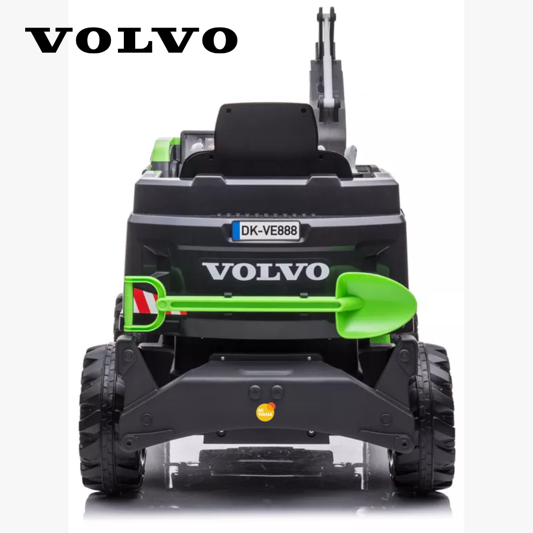 CARRO A BATERÍA 24V MP4 PARA NIÑOS «EXCAVADORA VOLVO» GREEN - 4