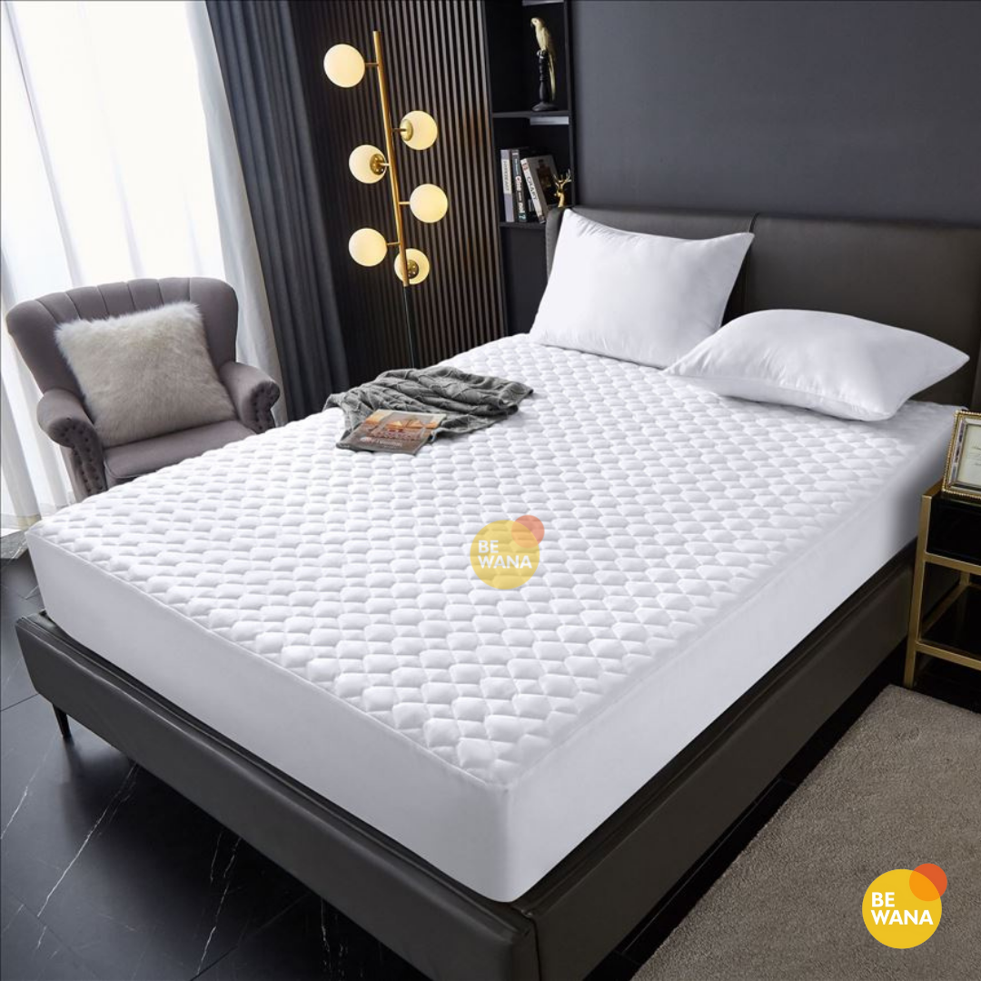 PROTECTOR DE COLCHON IMPERMEABLE ACOLCHADO 2PLAZAS - 1