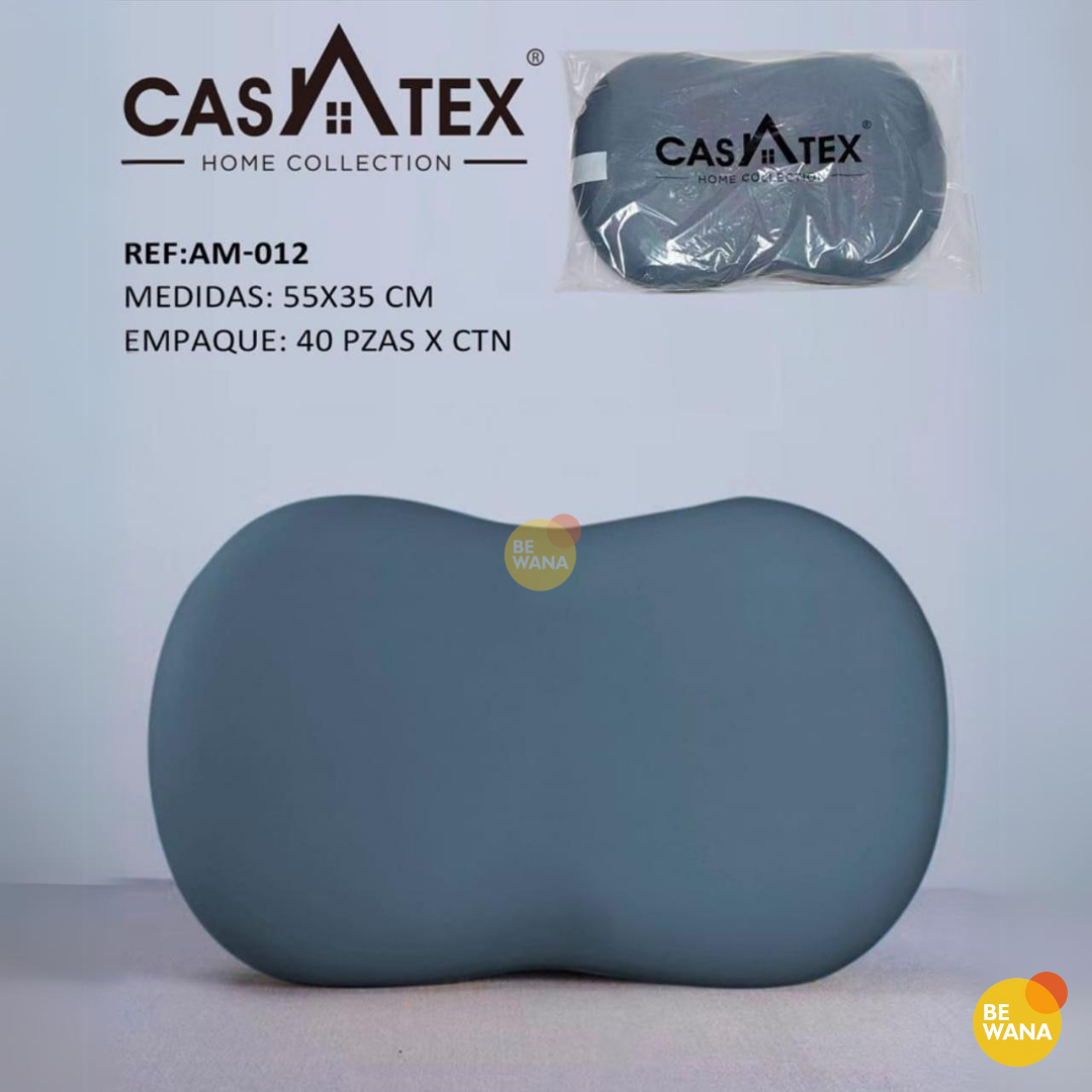 ALMOHADA CASATEX 55X35CM GRIS OSCURO VISCOELÁSTICA INFANTIL - 1