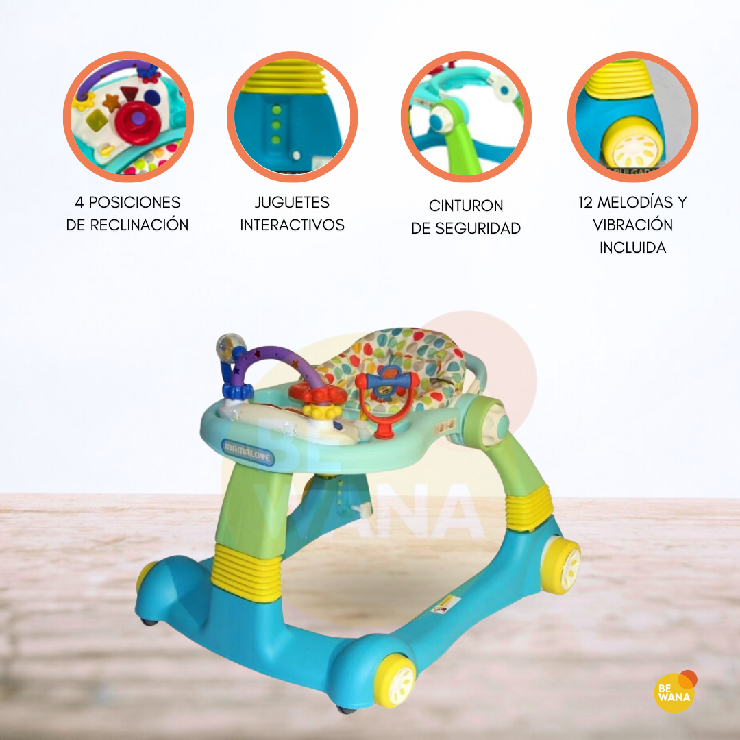 ANDADOR CUZKA WALKER PRO CAMINADOR 3 EN 1 RED - 1