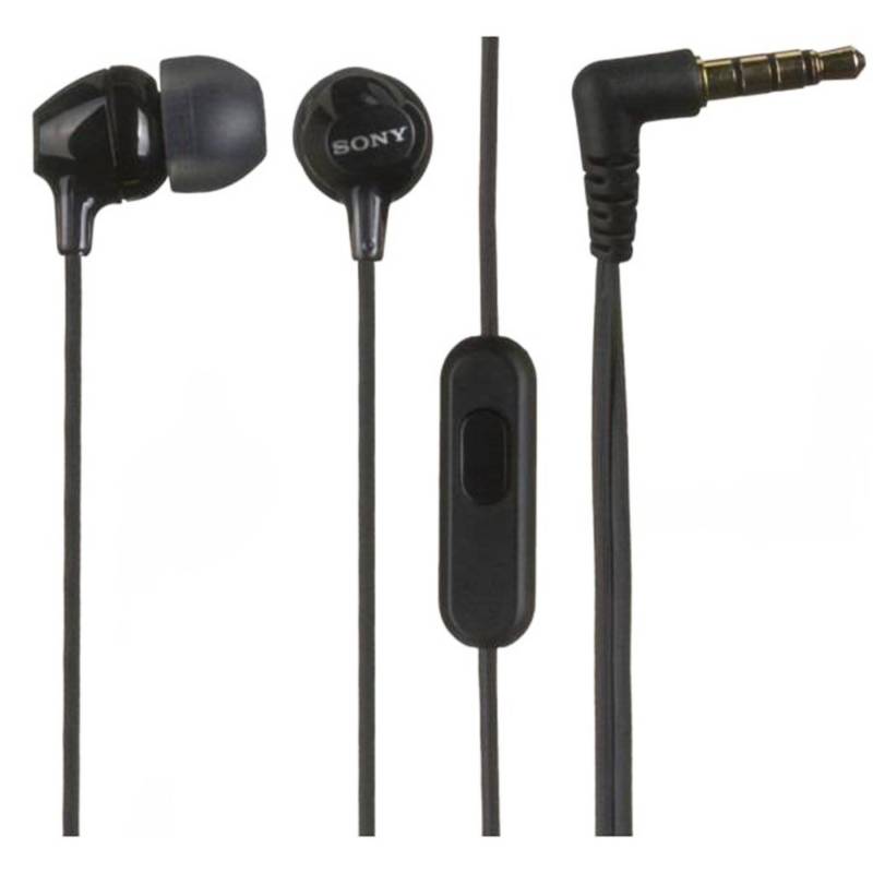 AUDÍFONOS SONY IN-EAR MDR-EX15AP CON MICRÓFONO NEGRO - 2