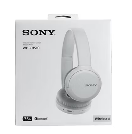AUDÍFONOS SONY ON-EAR BLUETOOTH WH-CH510 35 HORAS BLANCO - 1