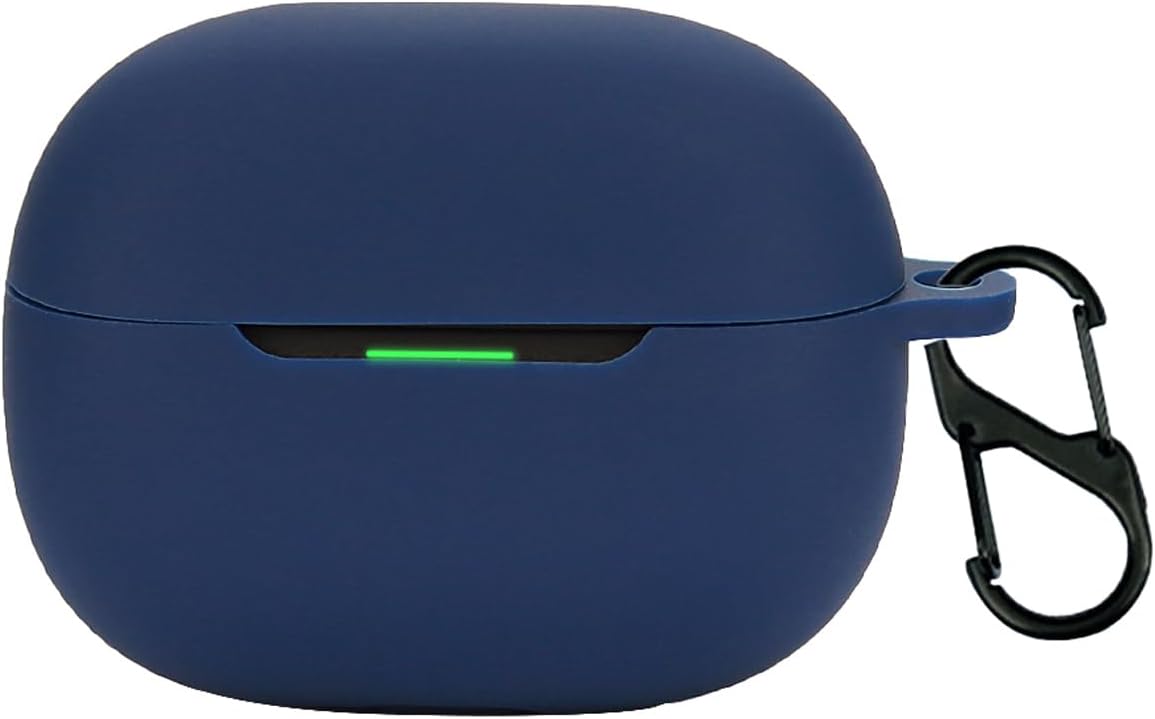 CASE DE SILICONA PARA XIAOMI REDMI BUDS 5 PRO AZUL MARINO - 1