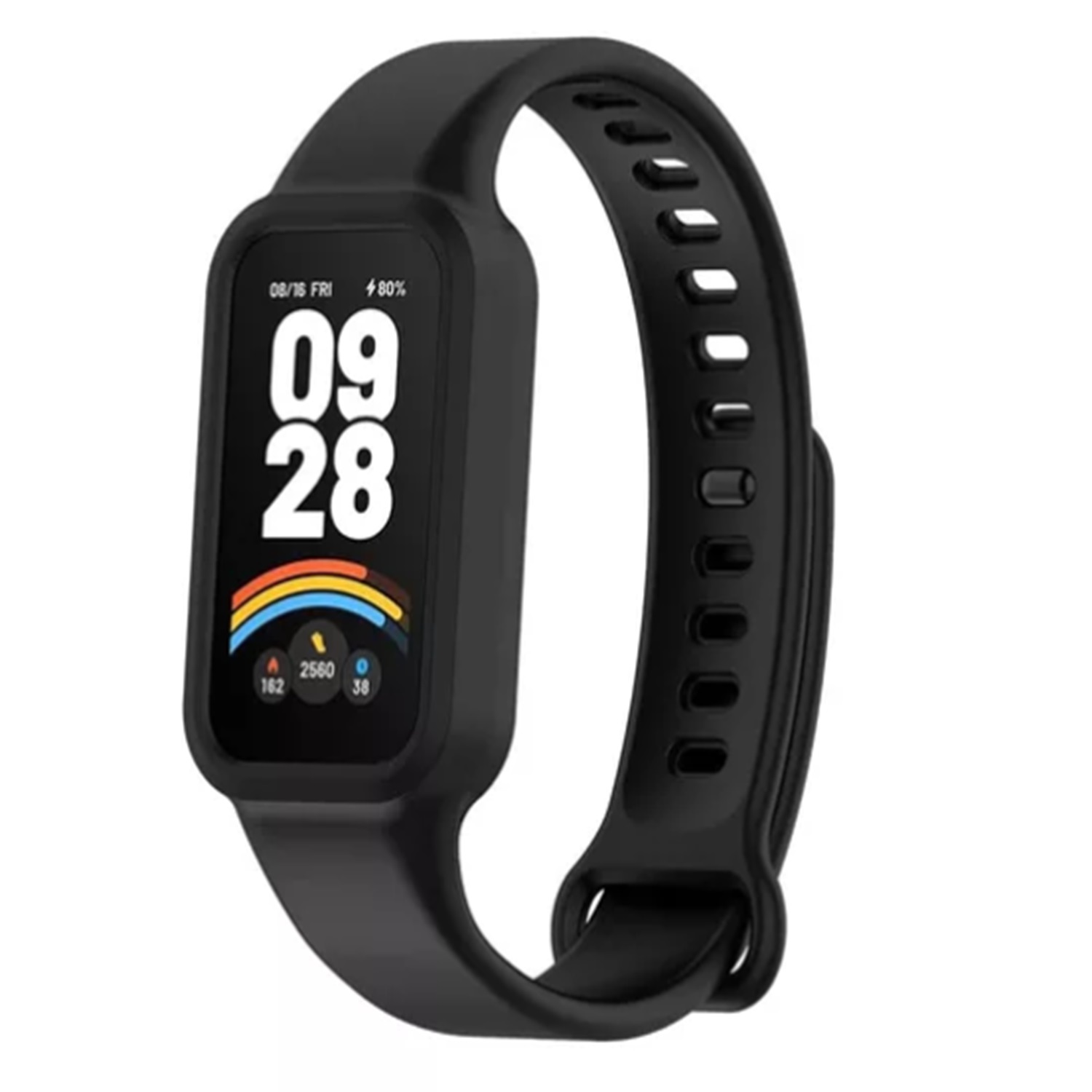 CORRES SILICONA PARA XIAOMI SMART BAND 9 ACTIVE - NEGRO - 1