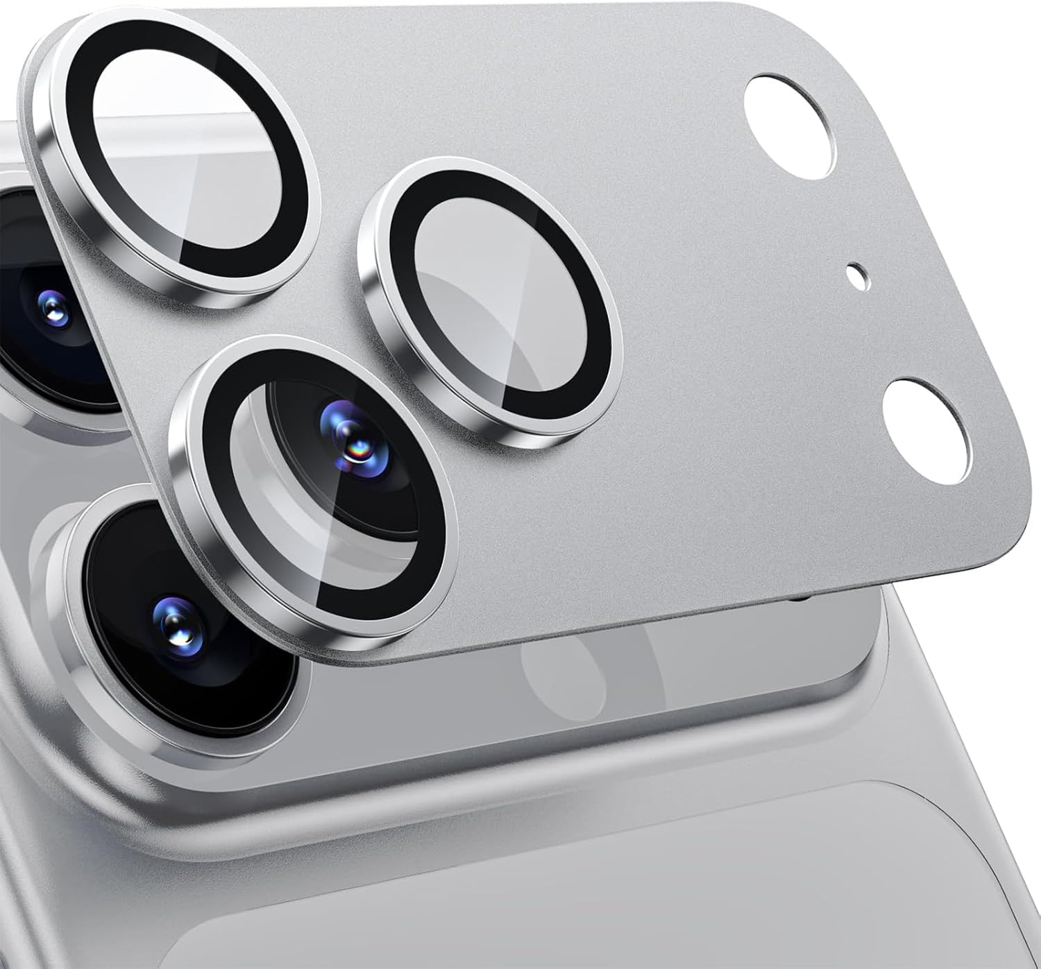MICAS DE CÁMARA PARA IPHONE 17 PRO MAX-PLATA - 2