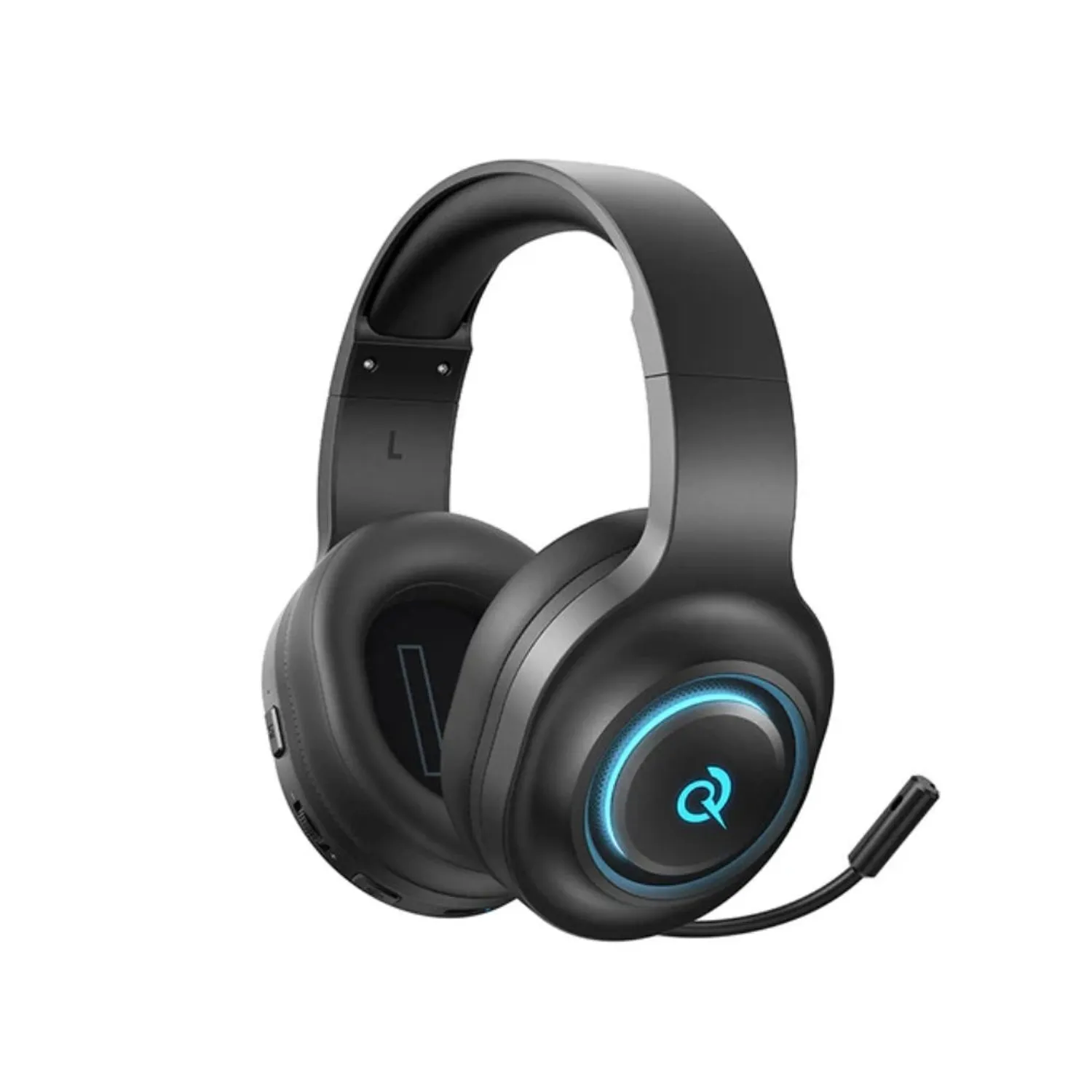 AUDÍFONOS INALÁMBRICOS GAMER QCY HEROAD V200 TRIPLE CONEXIÓN NEGRO - 1