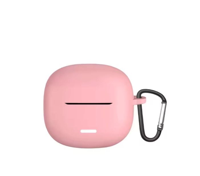 FUNDA DE SILICONA PARA AURICULARES XIAOMI REDMI BUDS 8 LITE-ROSADO - 1
