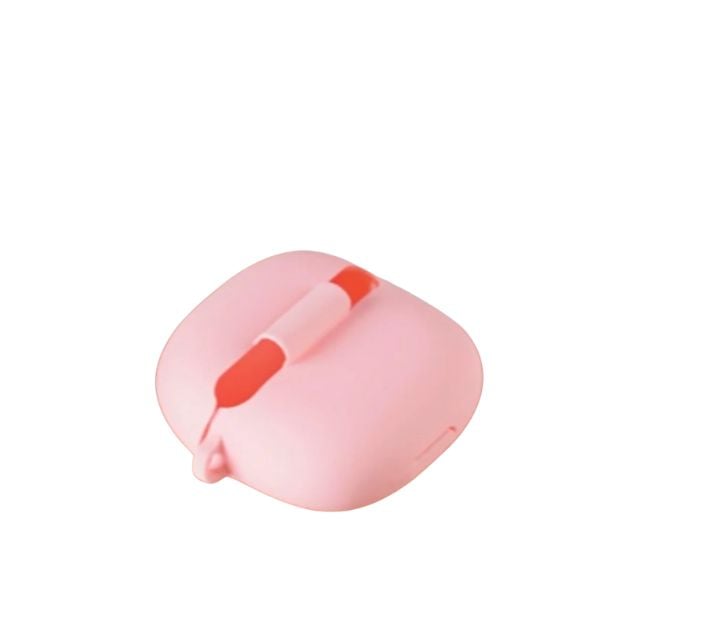 FUNDA DE SILICONA PARA AURICULARES XIAOMI REDMI BUDS 8 LITE-ROSADO - 3