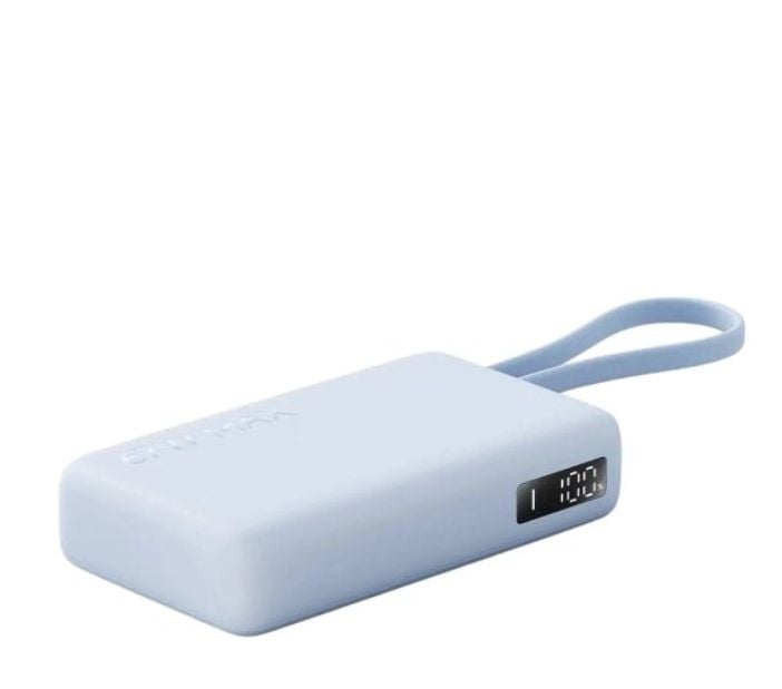 POWER BANK XIAOMI 20000MAH 67W CON CABLE INTEGRADO Y PANTALLA DIGITAL-CELESTE - 3