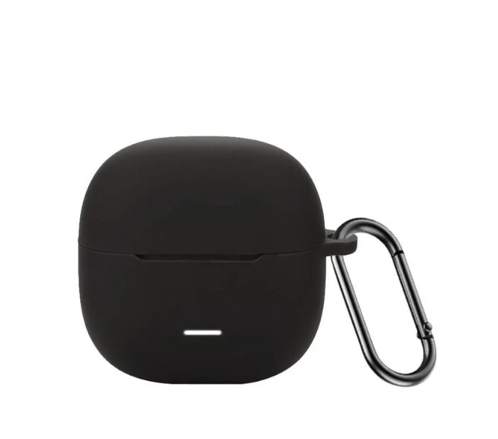 FUNDA DE SILICONA PARA AURICULARES XIAOMI REDMI BUDS 8 LITE-NEGRO - 1