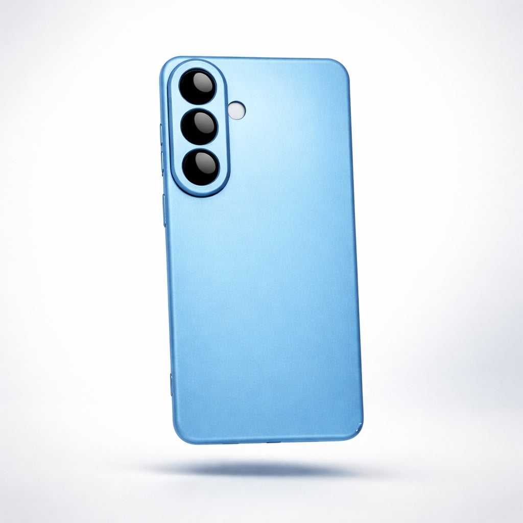 CASE SILICONA PARA SAMSUNG GALAXY A56-CELESTE - 1