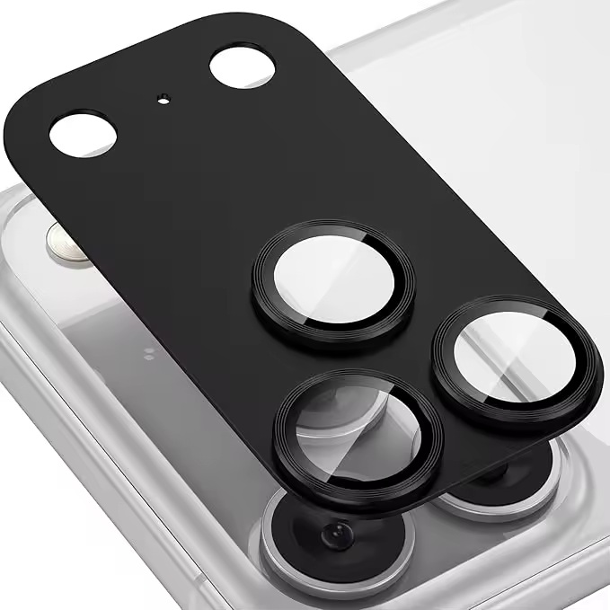 MICAS DE CÁMARA PARA IPHONE 17 PRO-NEGRO - 1