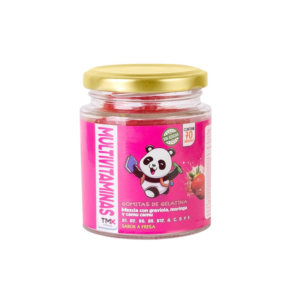 GOMITAS MULTIVITAMINAS NIÑOS 70 VITAMINAS TMX WELLNESS - 1