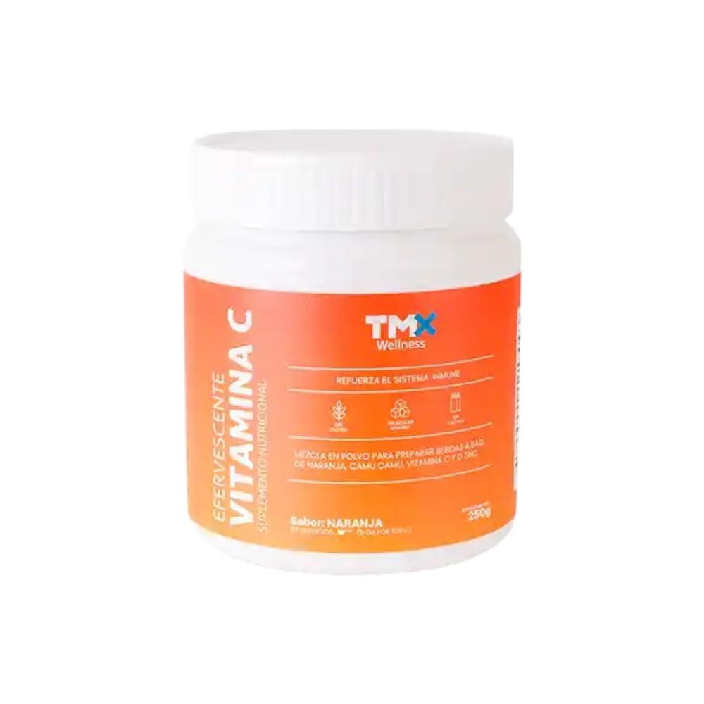 VITAMINA C EFERVESCENTE NARANJA 250 GR TMX WELLNESS - 1