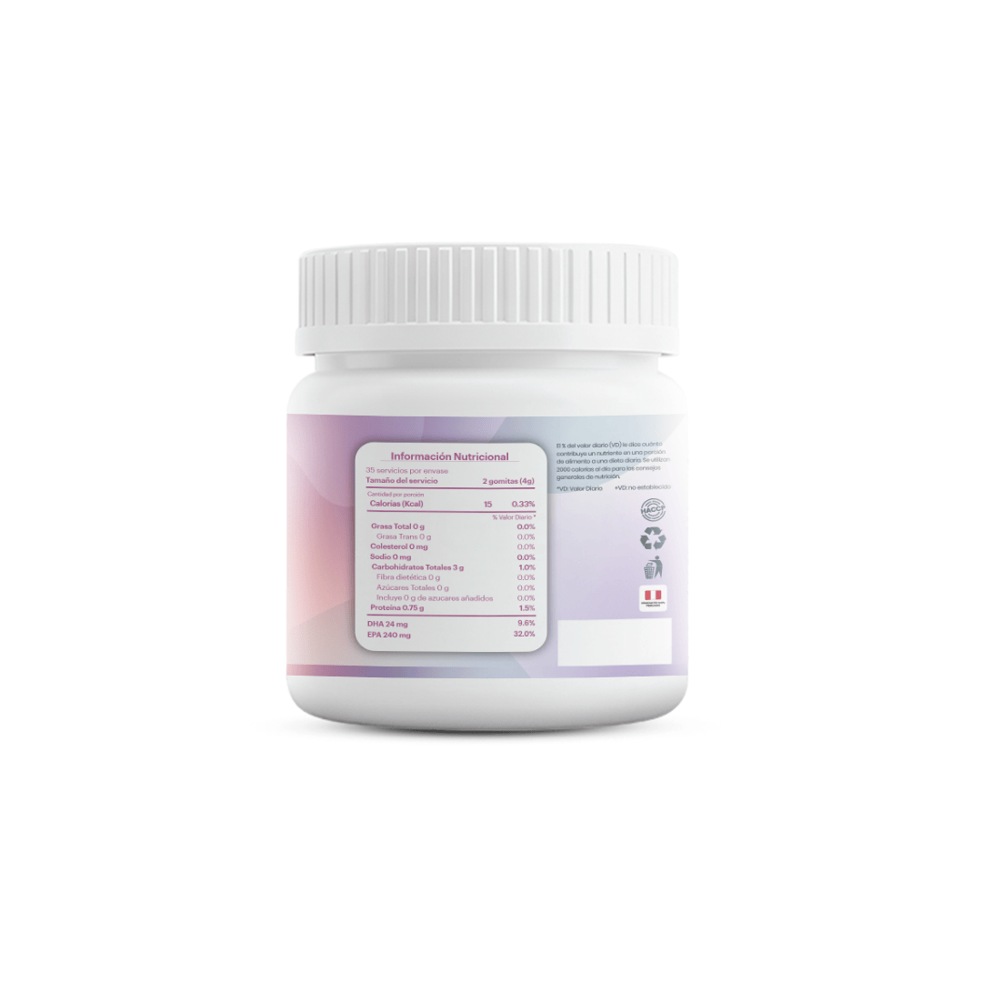 GOMITAS OMEGA NIÑOS 70 VITAMINAS TMX WELLNESS - 3