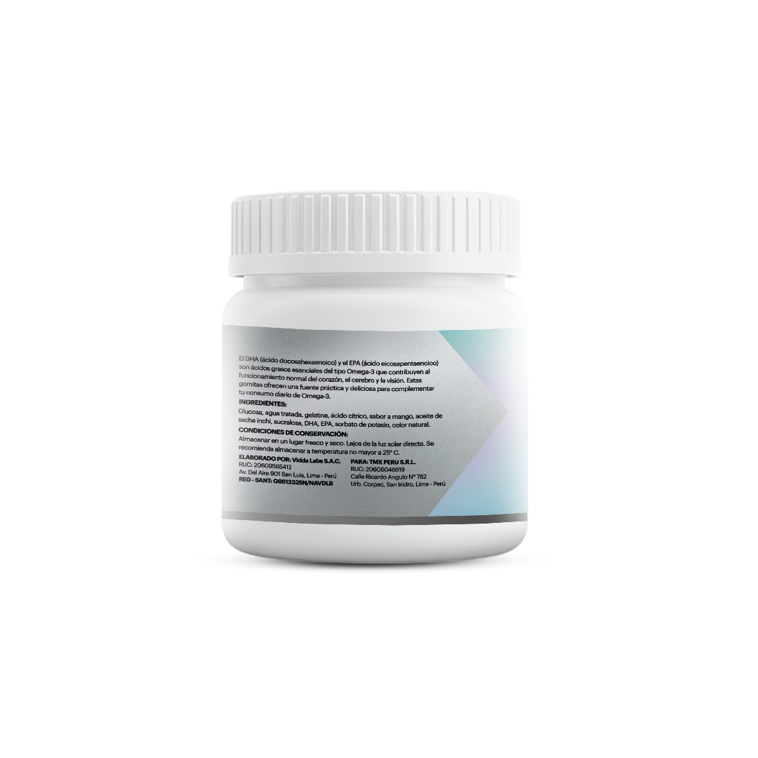 GOMITAS OMEGA+ MANGO 70 SERVICIOS TMX WELLNESS - 2
