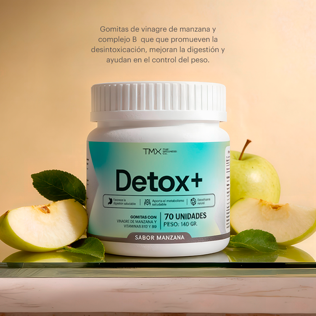 GOMITAS DETOX+ MANZANA 70 SERVICIOS TMX WELLNESS - 6