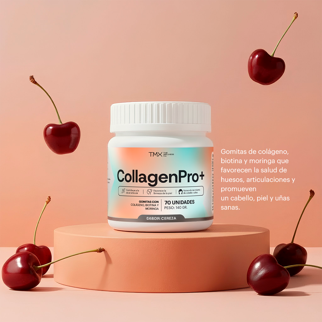 GOMITAS COLLAGENPRO+ CEREZA 70 SERVICIOS TMX WELLNESS - 5