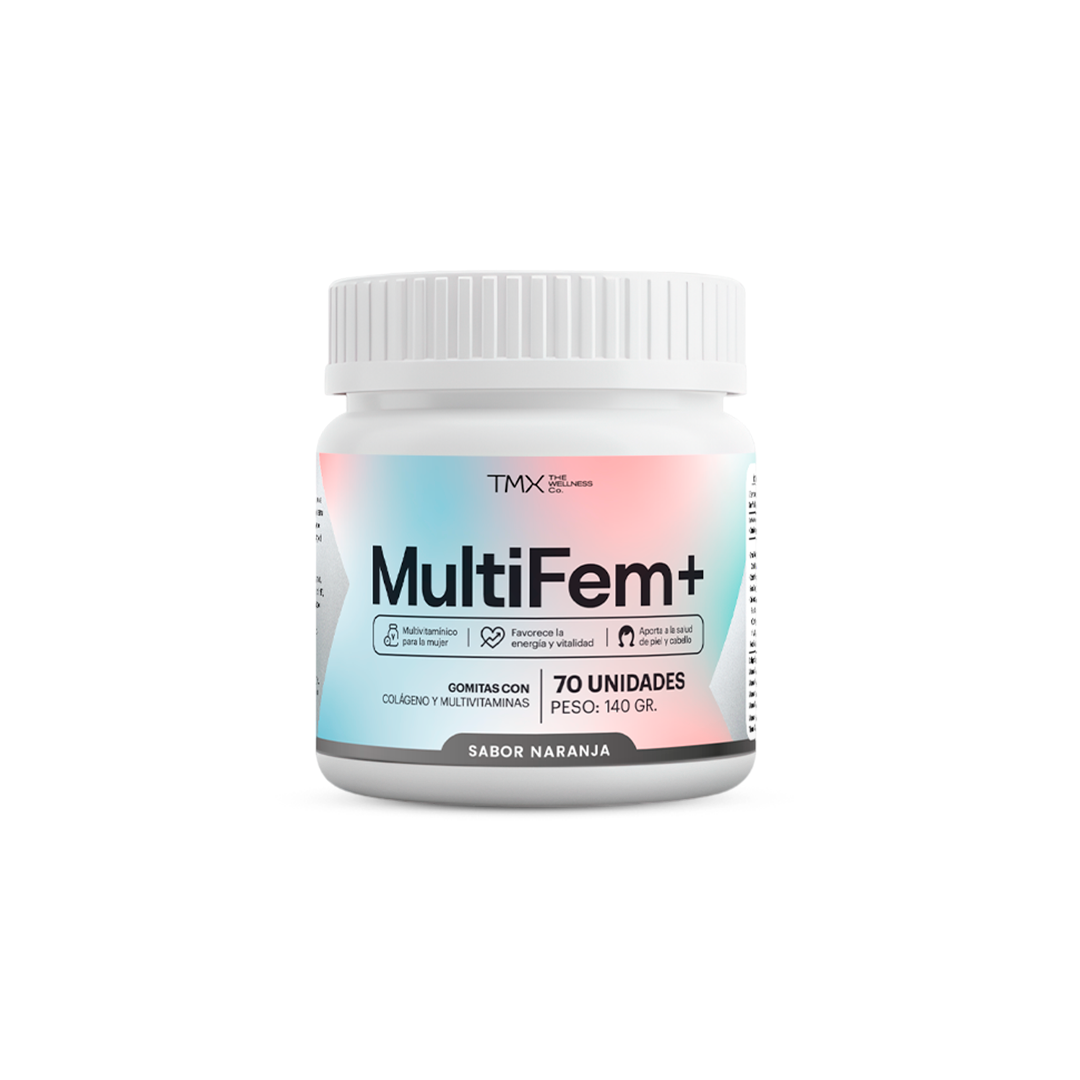GOMITAS MULTIFEM+ NARANJA 70 SERVICIOS TMX WELLNESS - 1