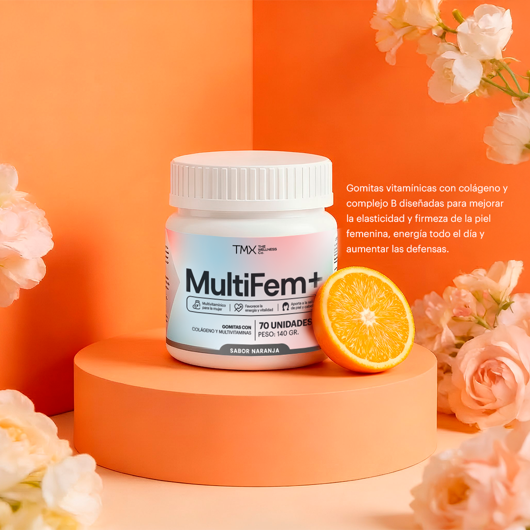 GOMITAS MULTIFEM+ NARANJA 70 SERVICIOS TMX WELLNESS - 5
