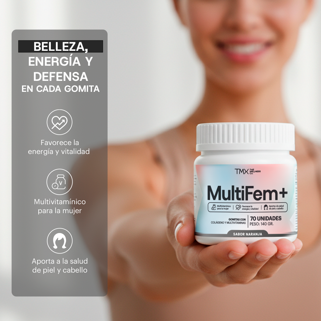 GOMITAS MULTIFEM+ NARANJA 70 SERVICIOS TMX WELLNESS - 6