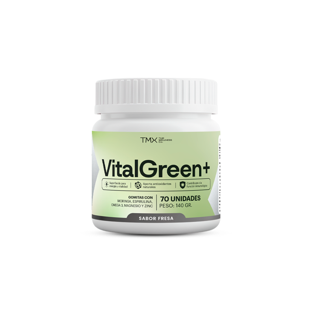 GOMITAS VITALGREEN+ FRESA 70 SERVICIOS TMX WELLNESS - 1