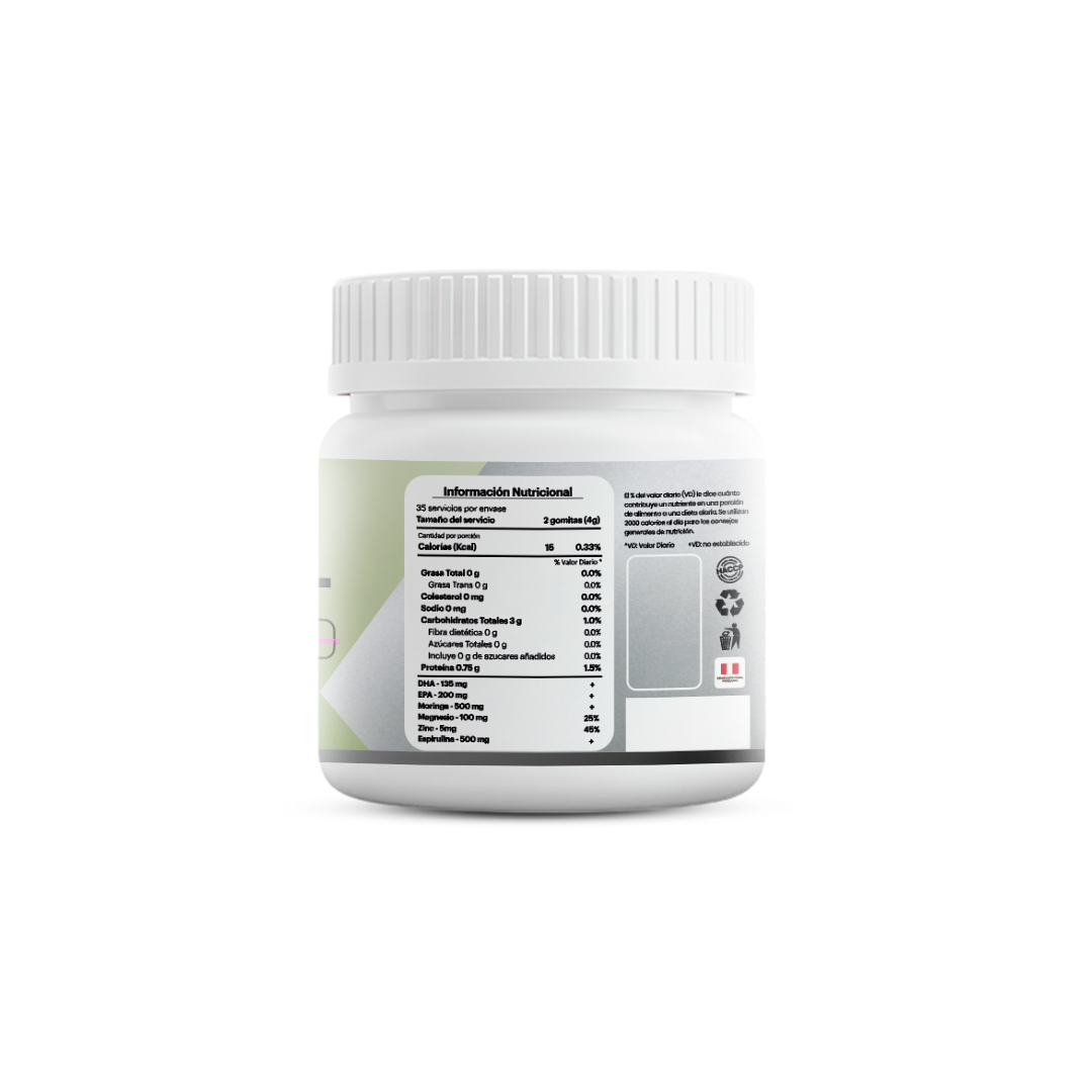 GOMITAS VITALGREEN+ FRESA 70 SERVICIOS TMX WELLNESS - 3