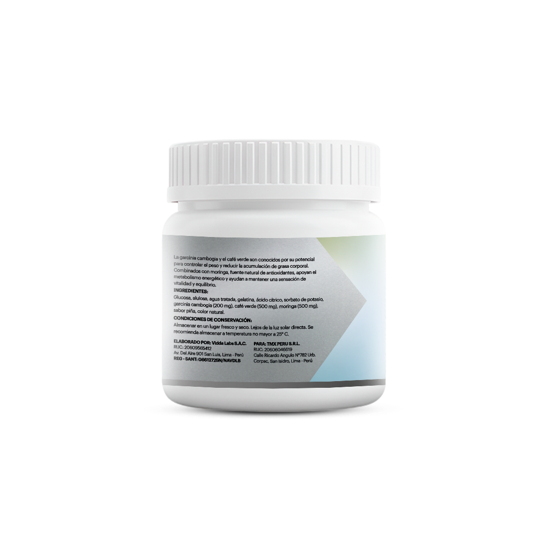 GOMITAS SLIM+ PIÑA 70 SERVICIOS TMX WELLNESS - 3