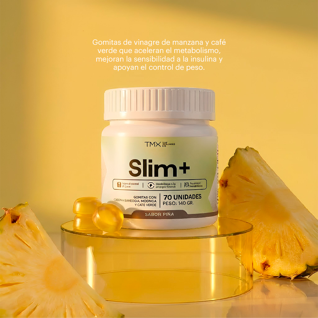GOMITAS SLIM+ PIÑA 70 SERVICIOS TMX WELLNESS - 5