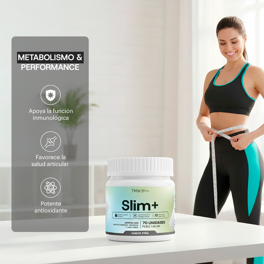 GOMITAS SLIM+ PIÑA 70 SERVICIOS TMX WELLNESS - 6