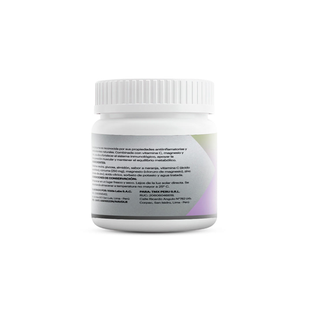 GOMITAS CURCU+ NARANJA 70 SERVICIOS TMX WELLNESS - 2