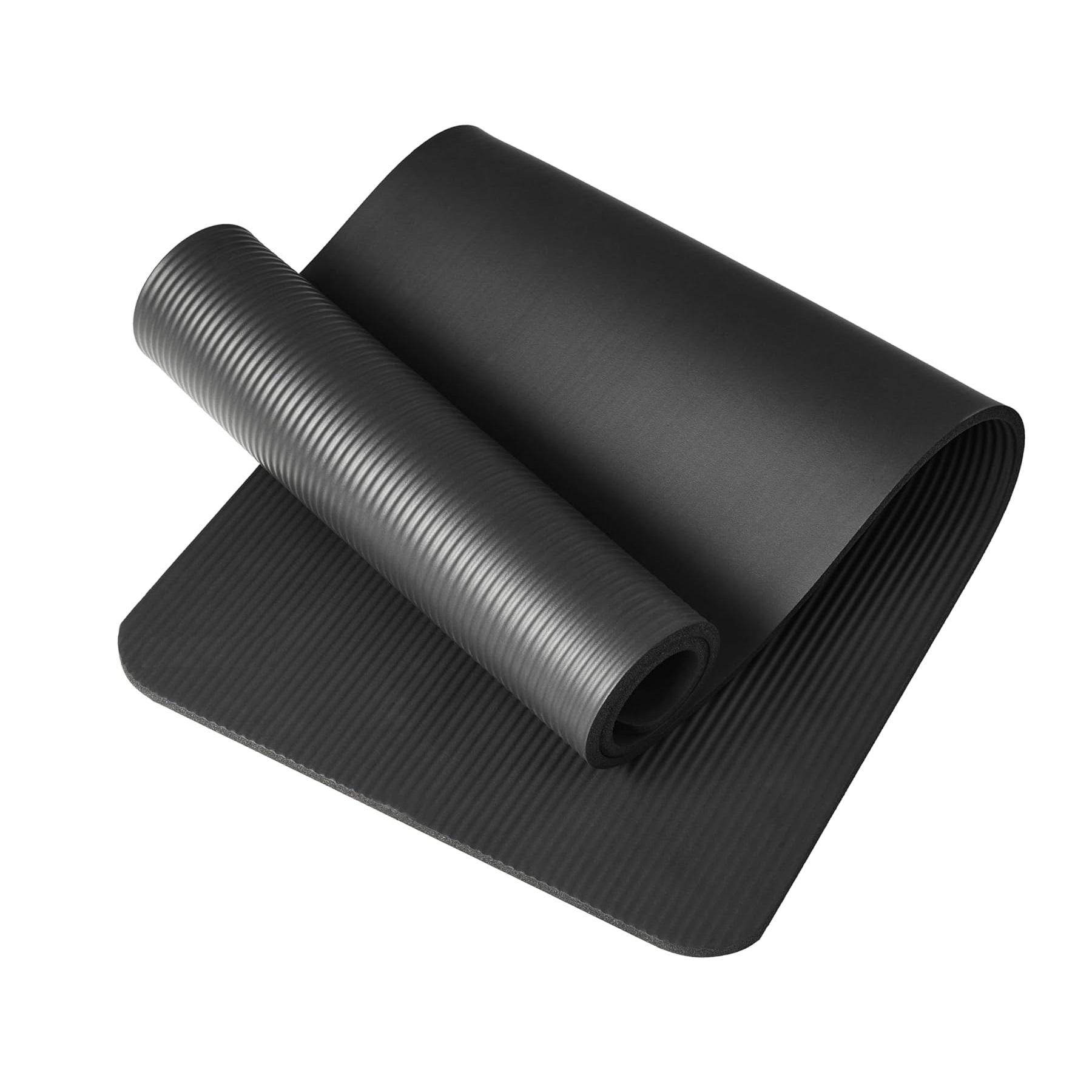 COLCHONETA WINNER 15MM YOGA MAT GRUESA BOLSO Y SUJETADOR NEGRO - 6