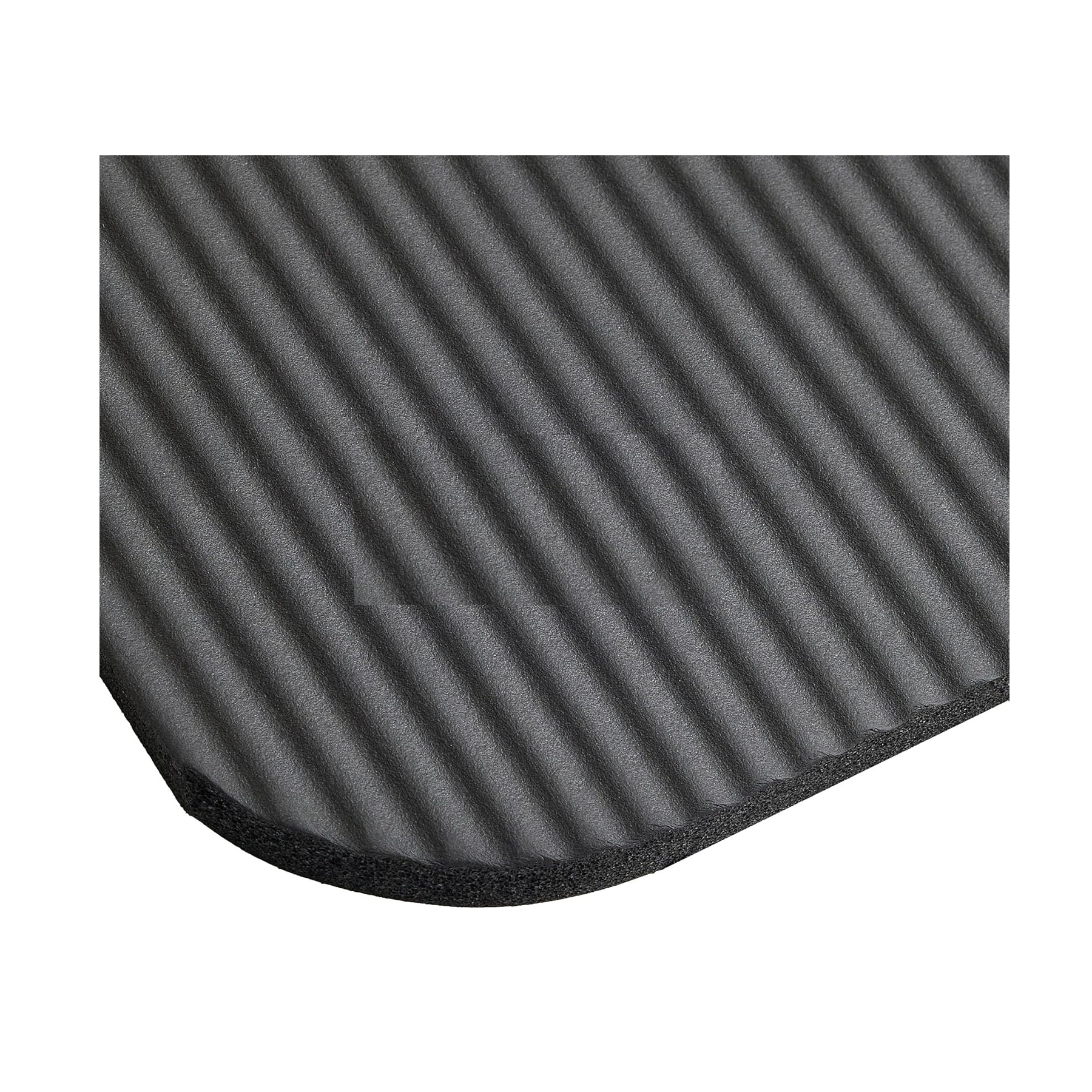 MAT ENTRENAMIENTO DE 15MM ESPESOR COLCHONETA TAPETE FITNESS NEGRO - 4