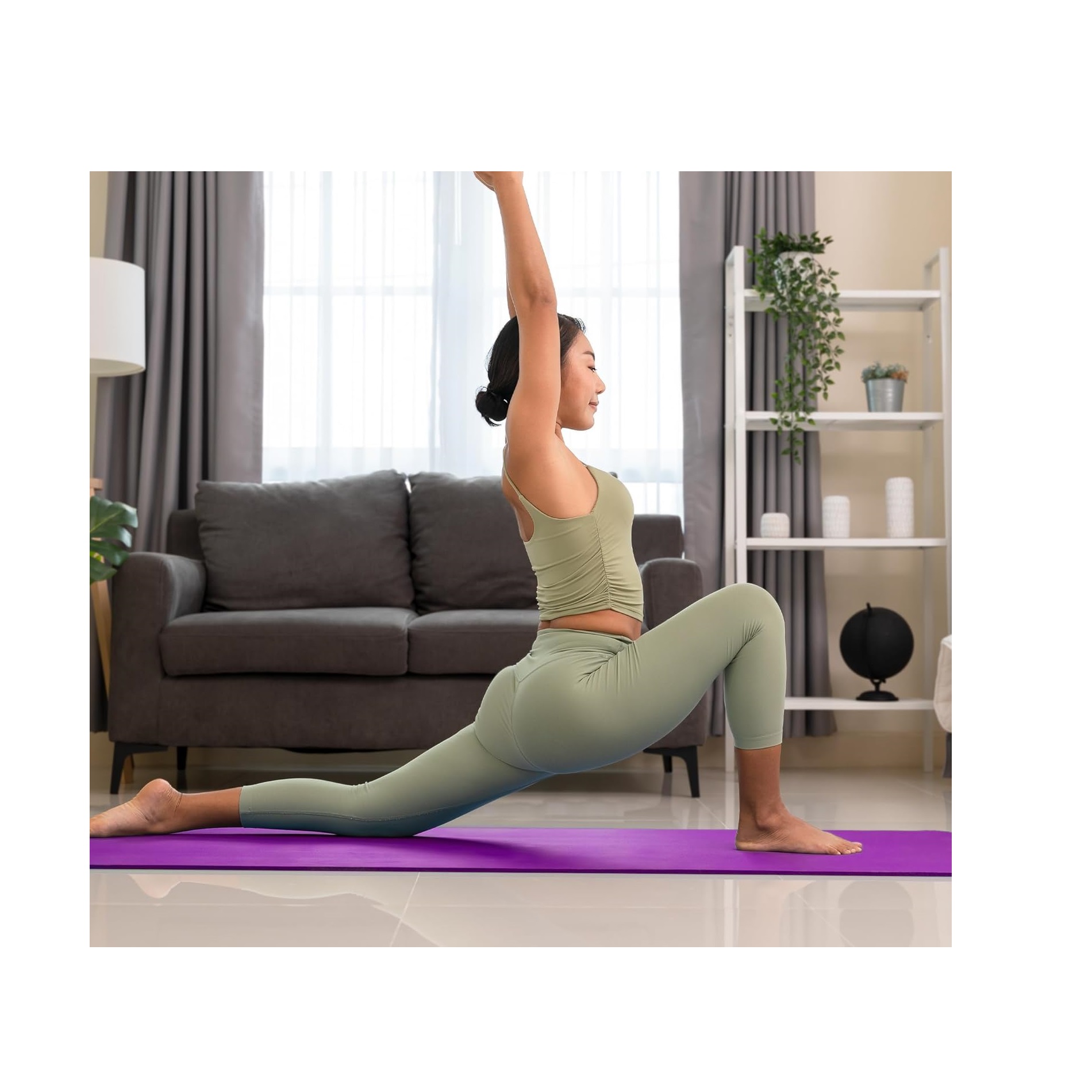 MAT ENTRENAMIENTO DE 15MM ESPESOR COLCHONETA TAPETE FITNESS - 2