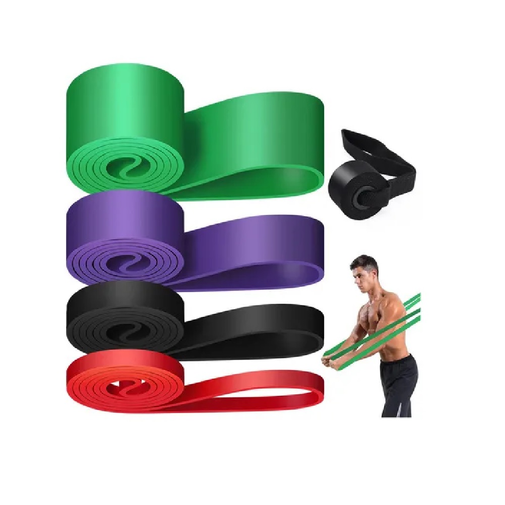 SET 4 BANDAS CROSSFIT LIGAS ELÁSTICAS DE RESISTENCIA GYM - 2